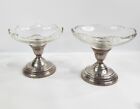 Vintage Sterling Silver Weighted International BERKELEY 112-15 Candle Bowls Pair