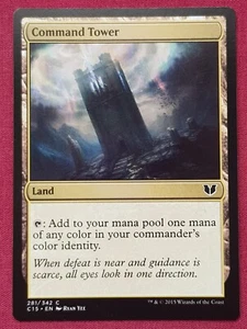Magic The Gathering COMMANDER 2015 C15 COMMAND TOWER land card MTG - Picture 1 of 2