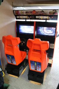 * Twin Racing Arcade Machine * Force Feedback * Gears * 5.1 * HD * XBOX PS PC * - Picture 1 of 12