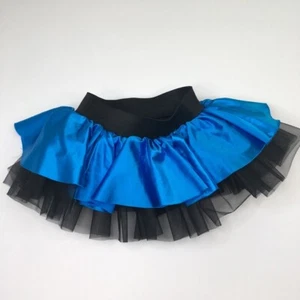 Balera Ropa de Baile Niñas Falda Baile Azul Real Negro Pantalones Cortos Talla IC 7/8 EE. UU. - Imagen 1 de 8