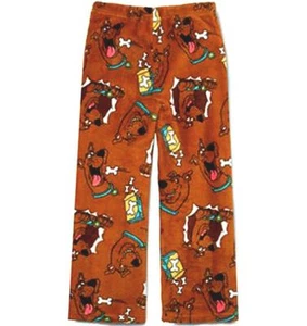 Scooby Doo 6 7 S 8 M Boys Flannel Lounge pants New Sleepwear - Picture 1 of 1
