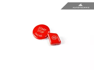 AUTOTECKNIC BRIGHT RED PUSH START & M BUTTON SET - BMW E60 M5 E63 E64 M6 - Foto 1 di 4