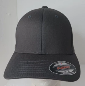 Gorra de pelota original Flexfit Port Authority pequeña mediana nueva con etiquetas gris oscuro C-865 - Imagen 1 de 6