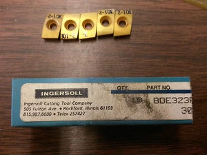 Ingersoll Inserts (5 Inserts) BDE323 301 - Picture 1 of 2