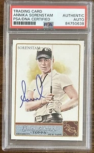 2011 Topps Allen & Ginter Annika Sorenstam Signed Autographed Card PSA DNA COA - Picture 1 of 2