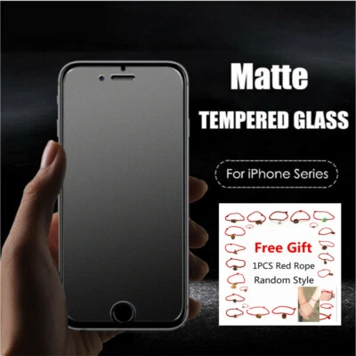 2X Tempered Glass Anti-Glare Matte Screen Protector For iPhone 17 16 15 14 13 12 - Image 1 of 4