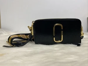 Marc Jacobs Snapshot Bag  Black With White  Color - Picture 1 of 17