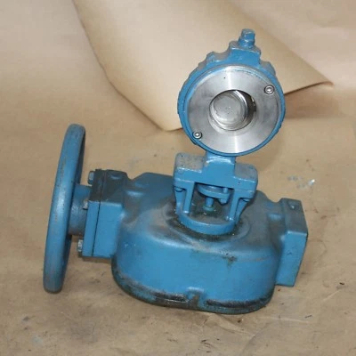 DeZurik 2" inch 50mm DN50  BUTTERFLY VALVE WAFER MANUAL GEARBOX ACTUATOR - Image 1 of 4