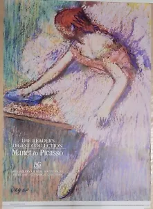 Vintage Manet für Picasso, Leser verdauen australisches Ausstellungsplakat, 1989 - Bild 1 von 3