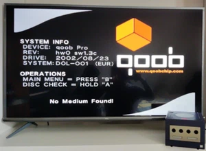 🕹️ NINTENDO - GameCube DOL-001 PAL NTSC RGB Swiss QOOB PRO Mod Chip Region Free - Picture 1 of 11