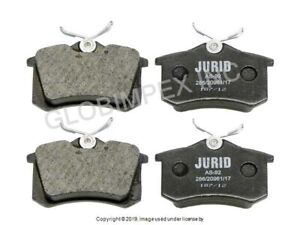 AUDI / VW (1998-2005) Brake Pad Set REAR OEM JURID + 1 YEAR WARRANTY