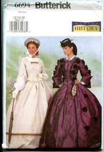 Making History Missses Historical Top/ Skirt Costume Butterick 6694 Szs 12-14-16 - Picture 1 of 2