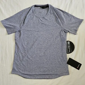 Lululemon License to Train Short Sleeve HOSB Heathered Blue Men's Size Large - Picture 1 of 7