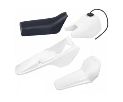 FOR PW80 TANK SEAT PLASTIC KIT BLACK WHITE RED BLUE PINK - Image 1 of 4