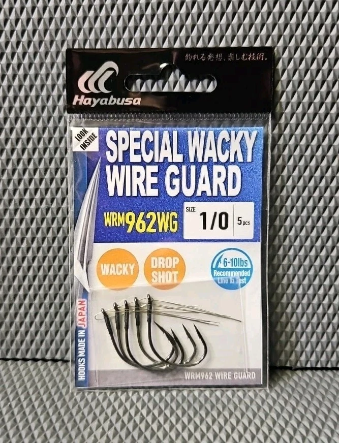 Hayabusa Special Wacky Wire Gaurd Series 1/0 Hook💯 - Image 1 of 1