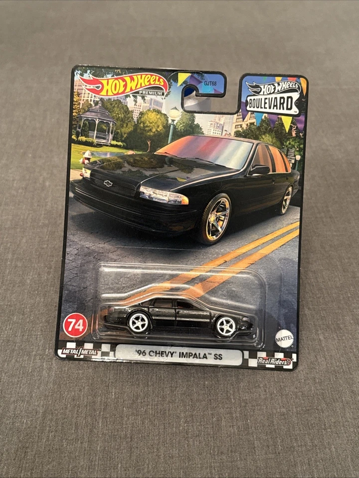 Chevy Impala SS (Negro) Hot Wheels Premium Boulevard #74 '96 Foto 1 de 1