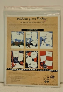 Pebbles in my Pocket Scrapbook Idea Packet - Snowy Days - New Old Stock - Picture 1 of 2