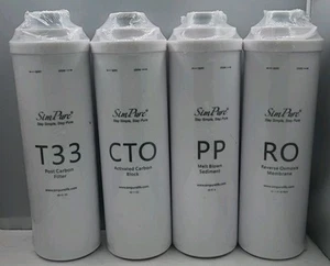 SimPure T1-400 UV Tankless Reverse Osmosis Water Filter Cartridges Replacement - Picture 1 of 4