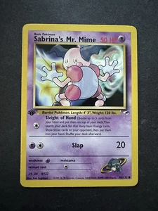 Pokemon Gym Heroes 1. Edition Sabrina’s Mr. Pantomime 94/132 - Bild 1 von 2