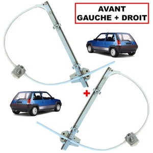 Leve Vitre Avant Gauche + Droit pour Super 5 (3 portes) 7700774979 7700774980 - Imagen 1 de 6