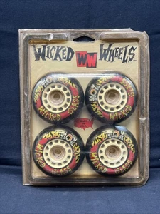 Ruedas Wicked Glass (4)-pack 72 mm 78A ruedas de hockey en línea vintage rojas - Imagen 1 de 7