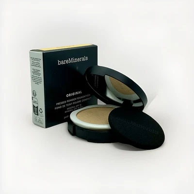 bareMinerals Original Pressed Powder Foundation 9g Golden Ivory 07 & OVP - Bild 1 von 2