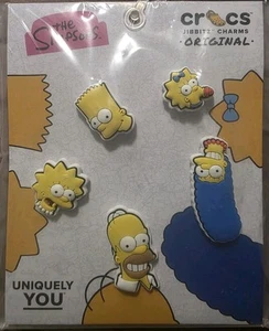 Uniquely You Crocs Jibbitz The Simpsons 5 Pack - Picture 1 of 3