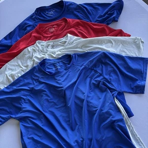 Lot de 4 chemises techniques athlétiques homme moyen Under Armour Real Essentials M - Photo 1/5