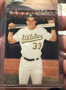 1990 Mothers Cookies JOSE CANSECO #2 / Oakland Athletics - Picture 1 of 2