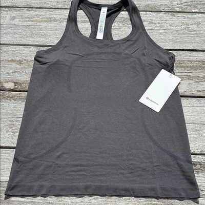 Lululemon Swiftly Tech Racerback Tank Top 2.0 Graphite Grey size 10 NWT - Image 1 of 4
