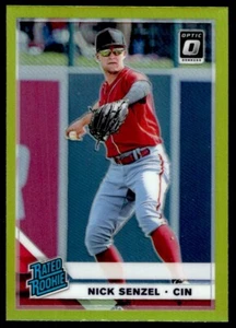 2019 DONRUSS OPTIC RATED ROOKIE LIME NICK SENZEL R120 - Picture 1 of 2