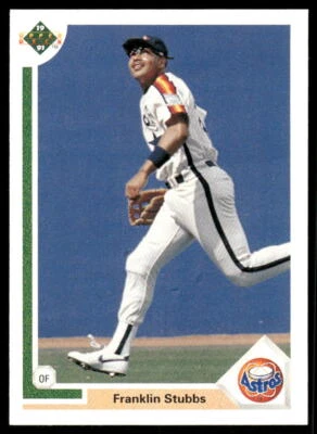 Franklin Stubbs 1991 Upper Deck #168 Houston Astros - Image 1 of 2