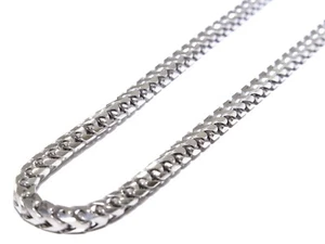 Cadena de collar de plata para hombre Franco Link de 61,8 g gramos 36 pulgadas 3,73 mm  - Imagen 1 de 7