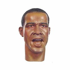 DID USA President Barack Obama - Head w/ Open Mouth - 1/6 Scale - Action Figures