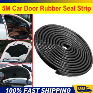 5M Big U-Shape Car Rubber Door Seal Strip Hollow Edge Guard Weatherstrip SUV - Picture 1 of 12
