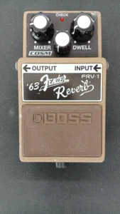 BOSS FRV-1 '63 Fender Reverb Guitar Effects Pedal Vintage Tone Tested Working - Picture 1 of 7