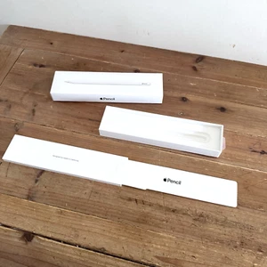 Apple Pencil Stylus 2nd Generation Empty BOX ONLY White 2020 Model A2051 Booklet - Picture 1 of 24