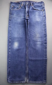 Pantalones de mezclilla para hombre Levi's 505 2015 ajuste regular talla 36x30 (medida 36x28) - Imagen 1 de 11