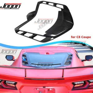 Real Carbon Rear Roof Window Vent Spoiler For C8 Corvette Stingray Coupe Z06 LT6 - Picture 1 of 13