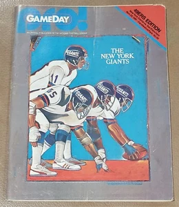 San Francisco 49ers New York Giants 11/29/81 PRO! Game Program Phil Simms - Picture 1 of 5