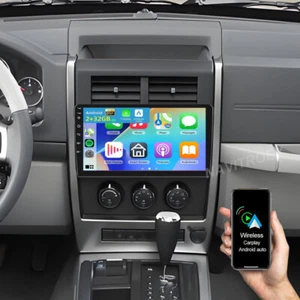 For Jeep Liberty 2008-2011 2012 Android 15 Car Stereo Radio GPS BT Apple Carplay - Picture 1 of 22