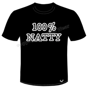 t shirt palestra 100% NATTY allenamento pesi naturali muscoli fitness bodybuilding - Foto 1 di 8