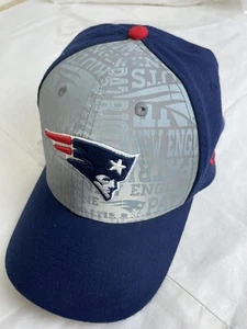 New England Patriots New Era NFL Trucker 39THIRTY Flex Hat-Gray/Black L-XL - Picture 1 of 12