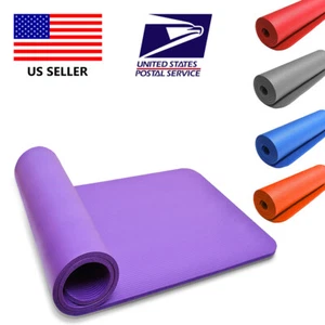 12 MM YOGA ÜBUNGSMATTE BEQUEME GROSSE DICKE RUTSCHFESTE MATTE NBR 183x61CM TRAGETASCHE - Bild 1 von 59