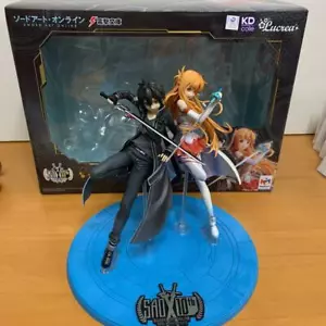 Figura Sword Art Online Asuna Kirito 1/7 SAO 10º Aniversario MegaHouse Japón - Imagen 1 de 9