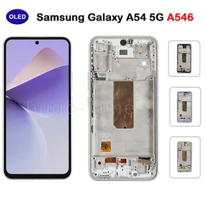 OLED For Samsung Galaxy A54 5G A546 LCD Display Screen Replacement Black White - Picture 1 of 41