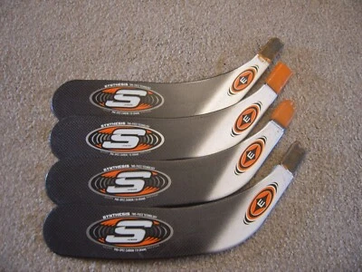 Four (4) Easton Two-Piece Synthesis Modano LH Hockey Stick Replacement Blades - Image 1 of 4