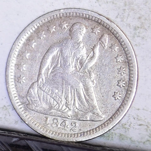 1842-O Seated Half Dime - VF Details (#45181) Cover