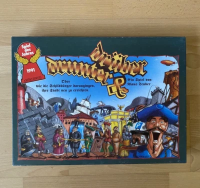 Drunter & Drüber - Brettspiel des Jahres 1991, OVP, Hans im Glück, Komplett - Bild 1 von 4