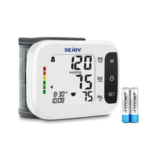 SEJOY Blood Pressure Monitor Automatic Digital BP Cuff Pulse Heart Rate Machine - Picture 1 of 8